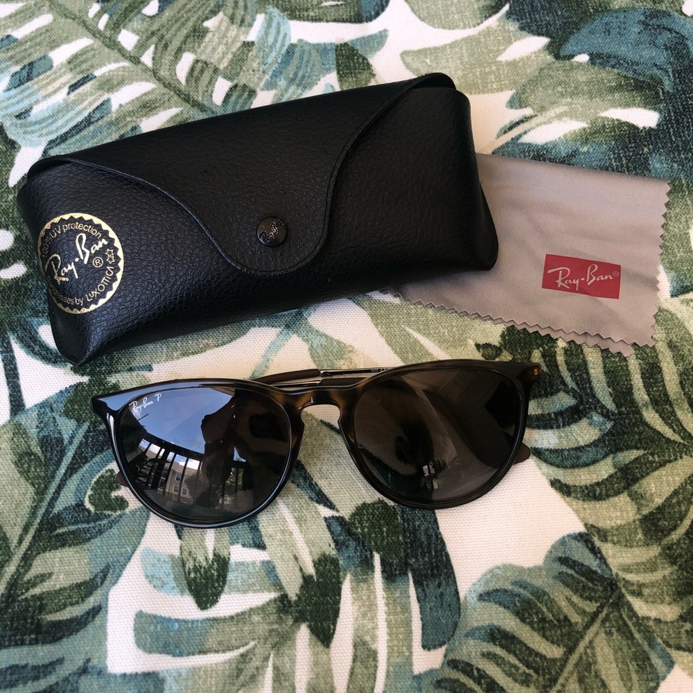 Rayban Erika Polarized Tortoise shell sunglasses